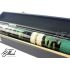 Coffret queue de billard réglable en taille et en poids.