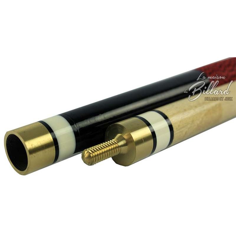 Coffret queue de billard Rouge. Modulable (taille + poids)