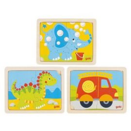 PUZZLE EN BOIS 4 pieces GOKI