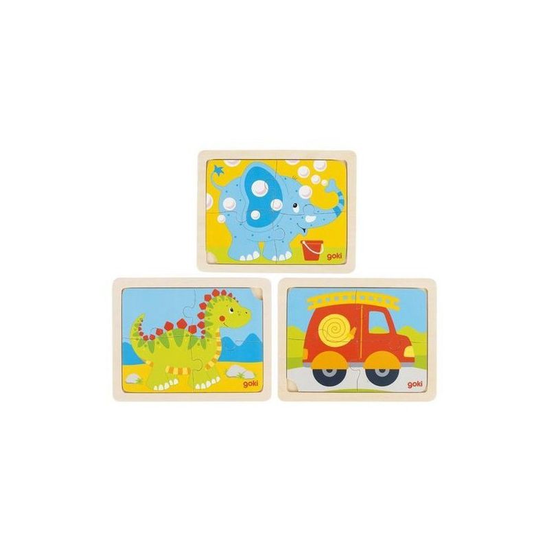 PUZZLE EN BOIS 4 pieces GOKI