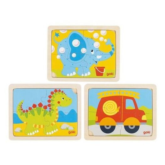 PUZZLE EN BOIS 4 pieces GOKI