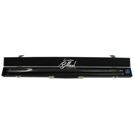 Coffret 8 Pool queue 1/2 noir gramax. Graphite effet carbone