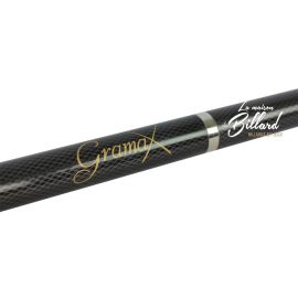 Coffret 8 Pool queue 1/2 noir gramax. Graphite effet carbone