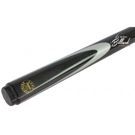 Coffret 8 Pool queue 1/2 noir gramax. Graphite effet carbone