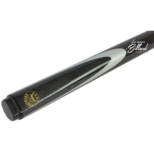 Coffret 8 Pool queue 1/2 noir gramax. Graphite effet carbone