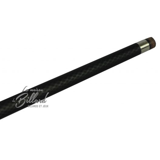 Coffret 8 Pool queue 1/2 noir gramax. Graphite effet carbone