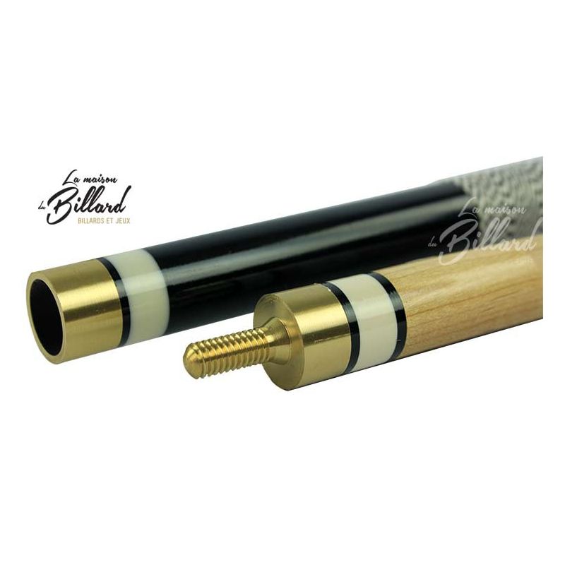 L-KCBTY Canne De Billard Professionnel, 11,5 mm Tip - Queues Billard,  Faites à la Main, Équilibré, Parfaitement Droit, 1/2 Articulée, Portable  Etui