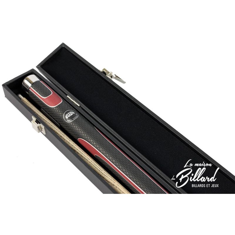 Coffret queue billard 8 Pool PHANTOM rouge