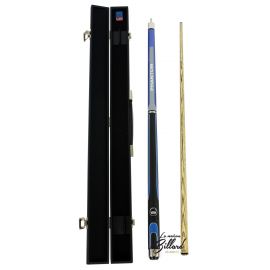 Coffret queue billard 8 Pool PHANTOM Noir et bleu