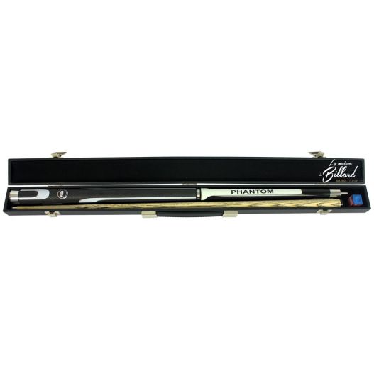 Coffret queue billard 8 Pool PHANTOM Noir et blanc