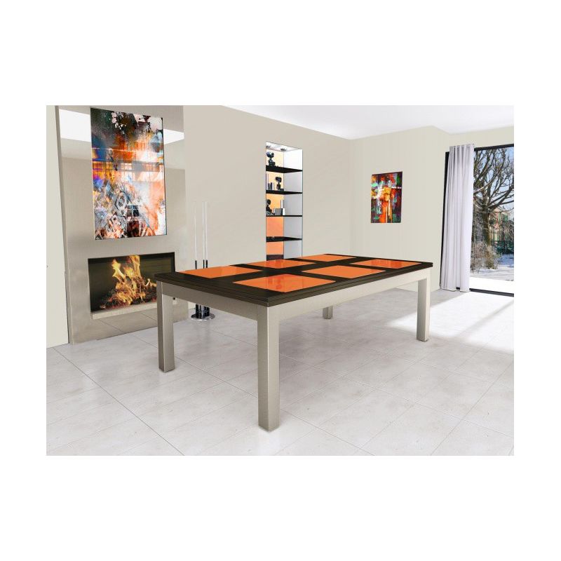 Billard transformable en table : Steel Tendance, collection Excellence