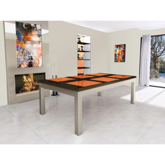 Billard transformable en table : Steel Tendance, collection Excellence