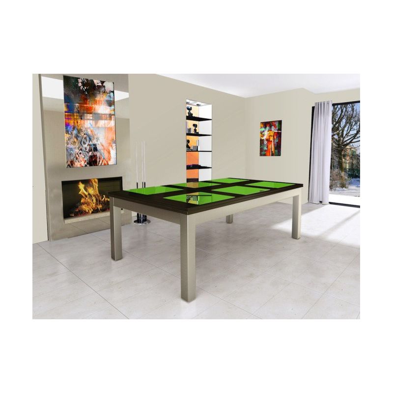 Billard transformable en table : Steel Tendance, collection Excellence