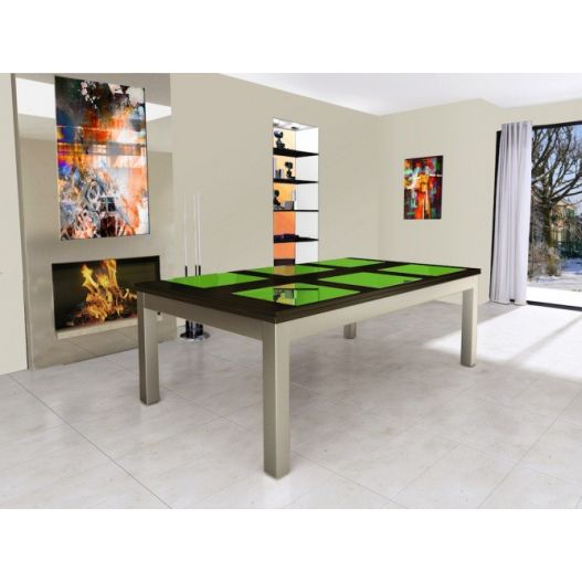 Billard transformable en table : Steel Tendance, collection Excellence