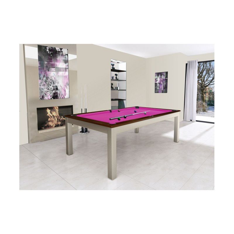 Billard transformable en table : Steel Tendance, collection Excellence