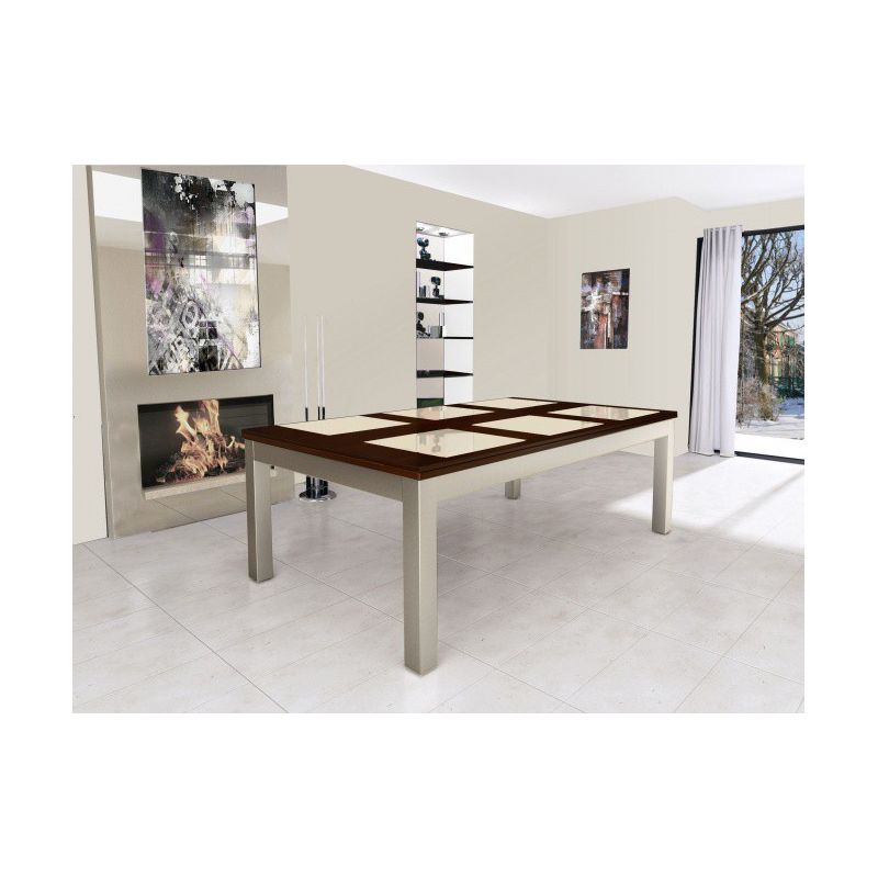 Billard transformable en table : Steel Tendance, collection Excellence