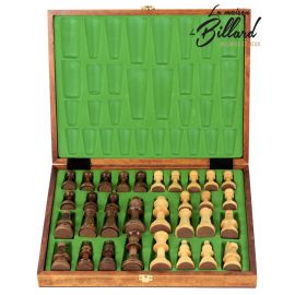 Le jeu d'échecs en bois version luxe