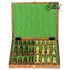 Jeu d'échecs en bois, version de luxe avec coffret de rangement pour piéces