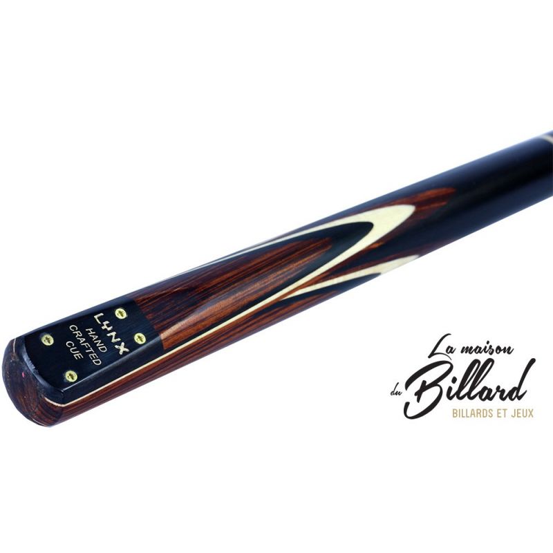 Queue de billard haut de gamme 3/4 et 1/2 Lynx Handcraft