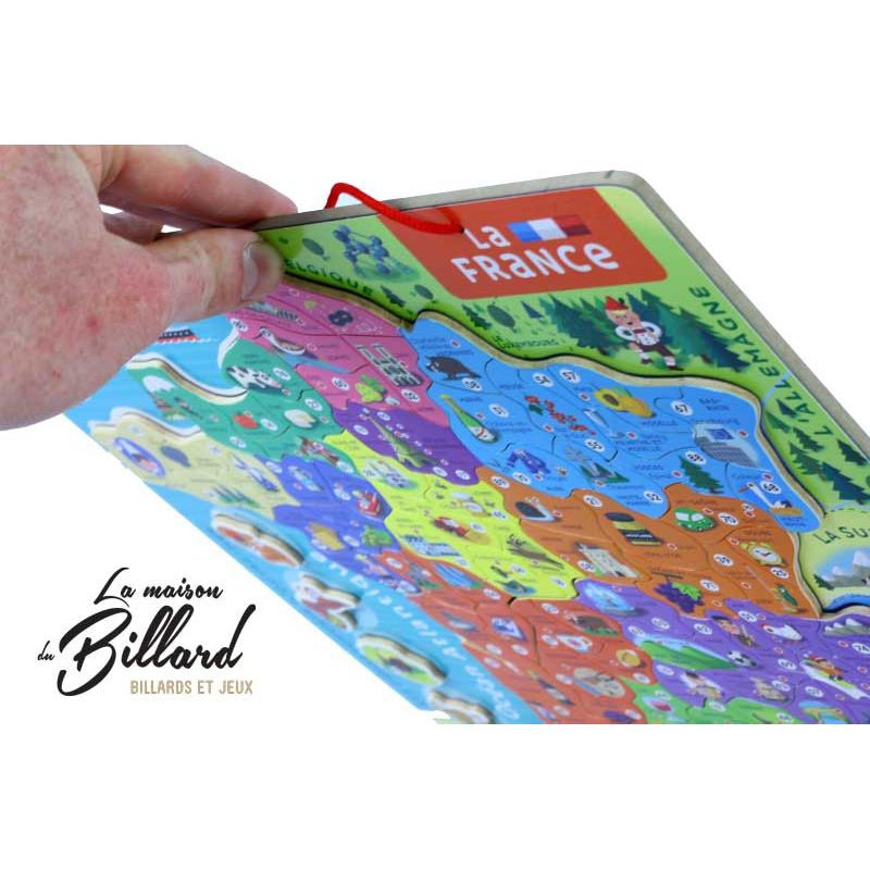 VILAC Puzzle Carte de France magnétique - Cdiscount Jeux - Jouets