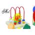 Jouet en bois Cube Actif Soleil - Station multi-jeux pour enfants.