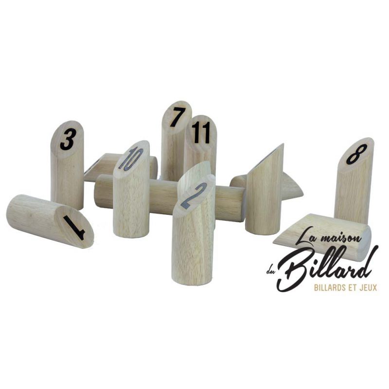 Number kubb original en bois