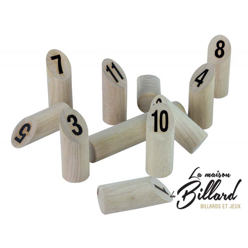 Number kubb original en bois