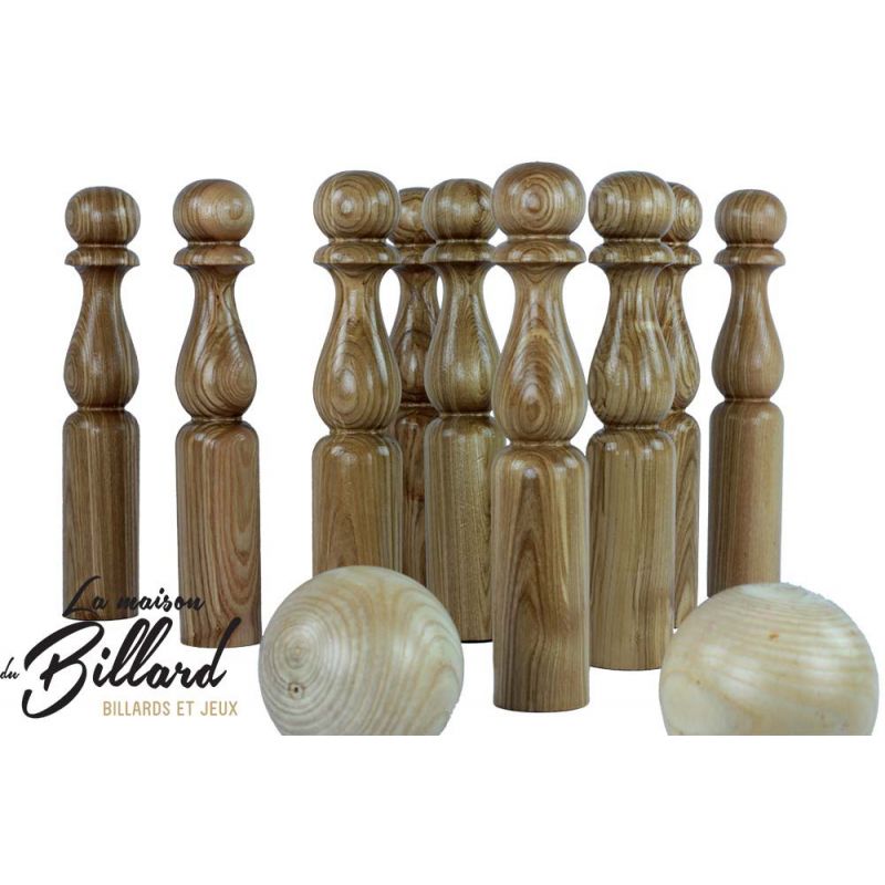 Jeu de quilles en bois