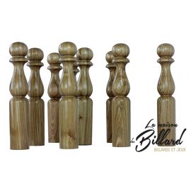 Jeu de quilles en bois