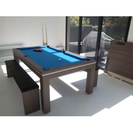 billard Novea, convertible en table, Blanc brillant + 20 autres coloris