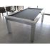 Table de Billard moderne Trendy, Finition metal brosse et bois