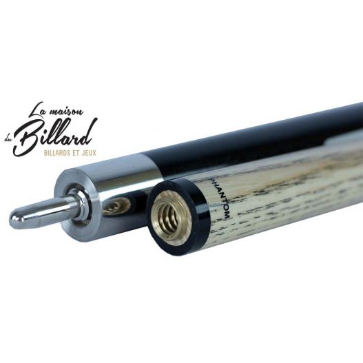 Coffret queue billard 8 Pool PHANTOM Noir et blanc