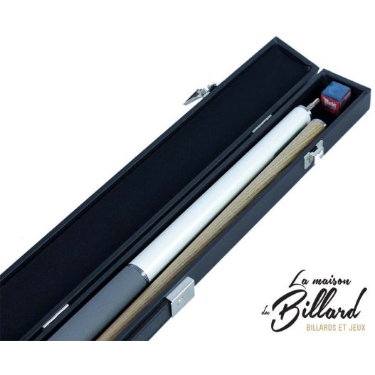 Queue billard blanche et grise