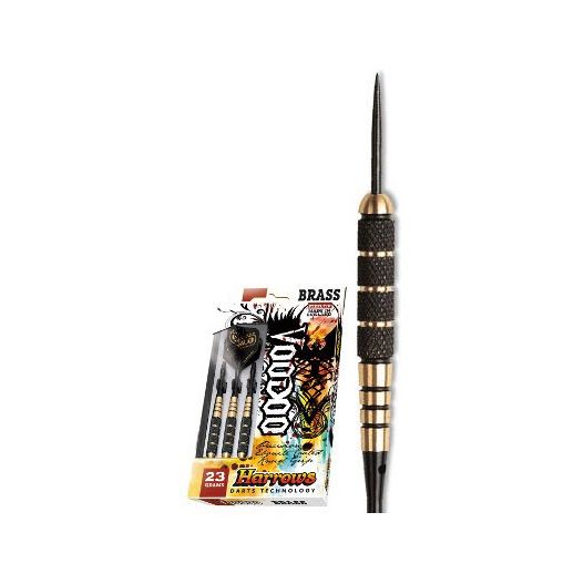 Fléchettes harrows acier Voodoo Brass 23 GK