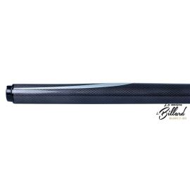 Coffret 8 Pool queue 1/2 noir gramax. Graphite effet carbone
