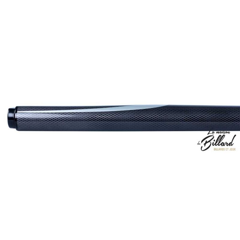 Coffret 8 Pool queue 1/2 noir gramax. Graphite effet carbone