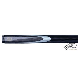 Coffret 8 Pool queue 1/2 noir gramax. Graphite effet carbone