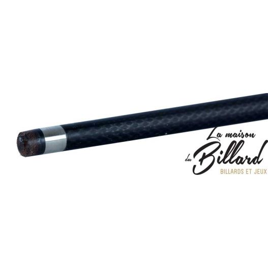 Coffret 8 Pool queue 1/2 noir gramax. Graphite effet carbone
