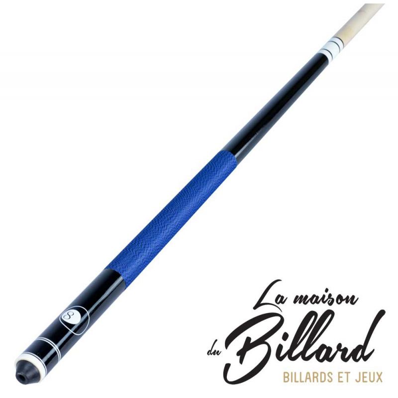 Coffret queue de billard mixte bleue et noir