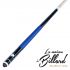Queue de billard mixtes 2 parties bleue et noire