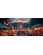 Jeu de foire en bois – Ambiance fête foraine rétro