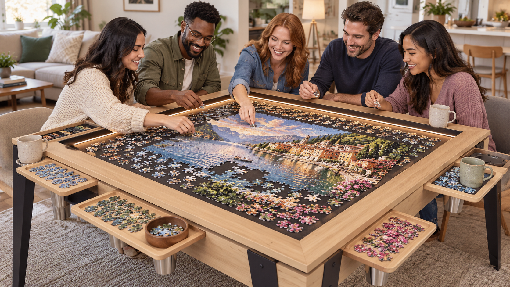 Meilleure table à puzzle : comparatif et critères