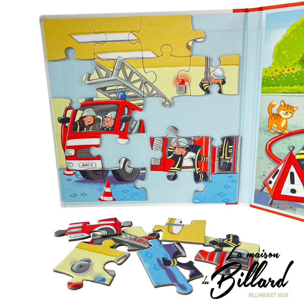 Mon livre puzzle - Les camions des pompiers