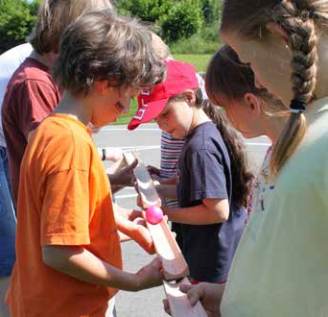 Jeux animation cooperatif avec boule