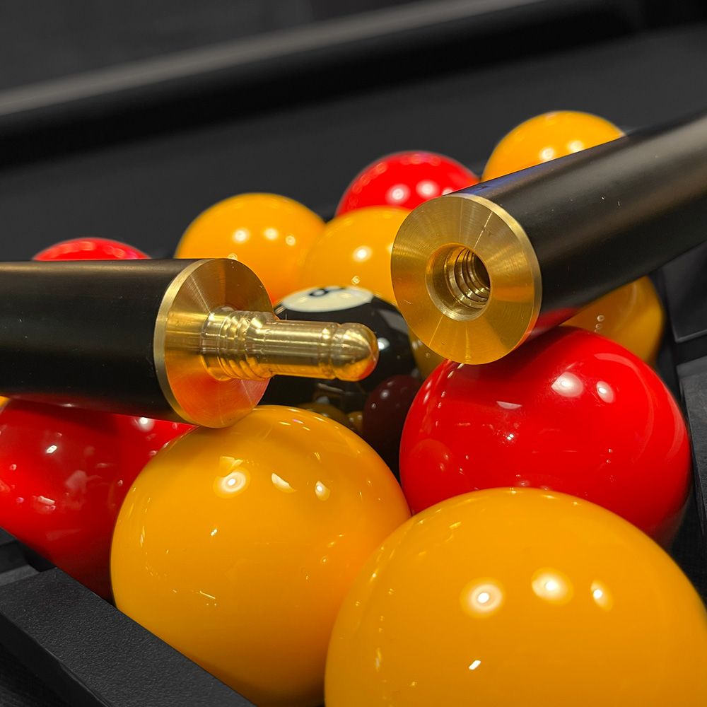 Jonction queue de billard en ¾