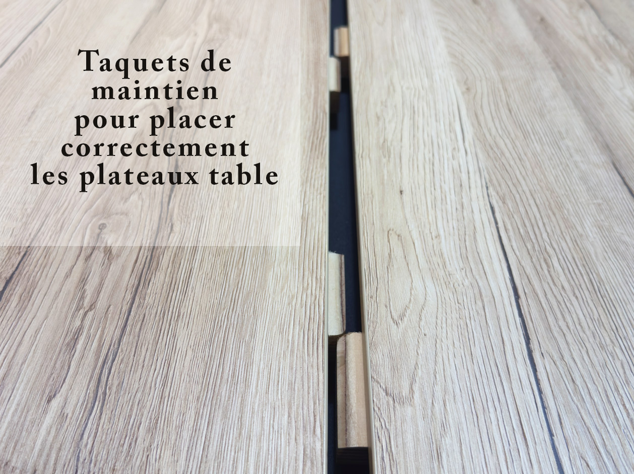 Taquets de maintiens des plateaux table de billard