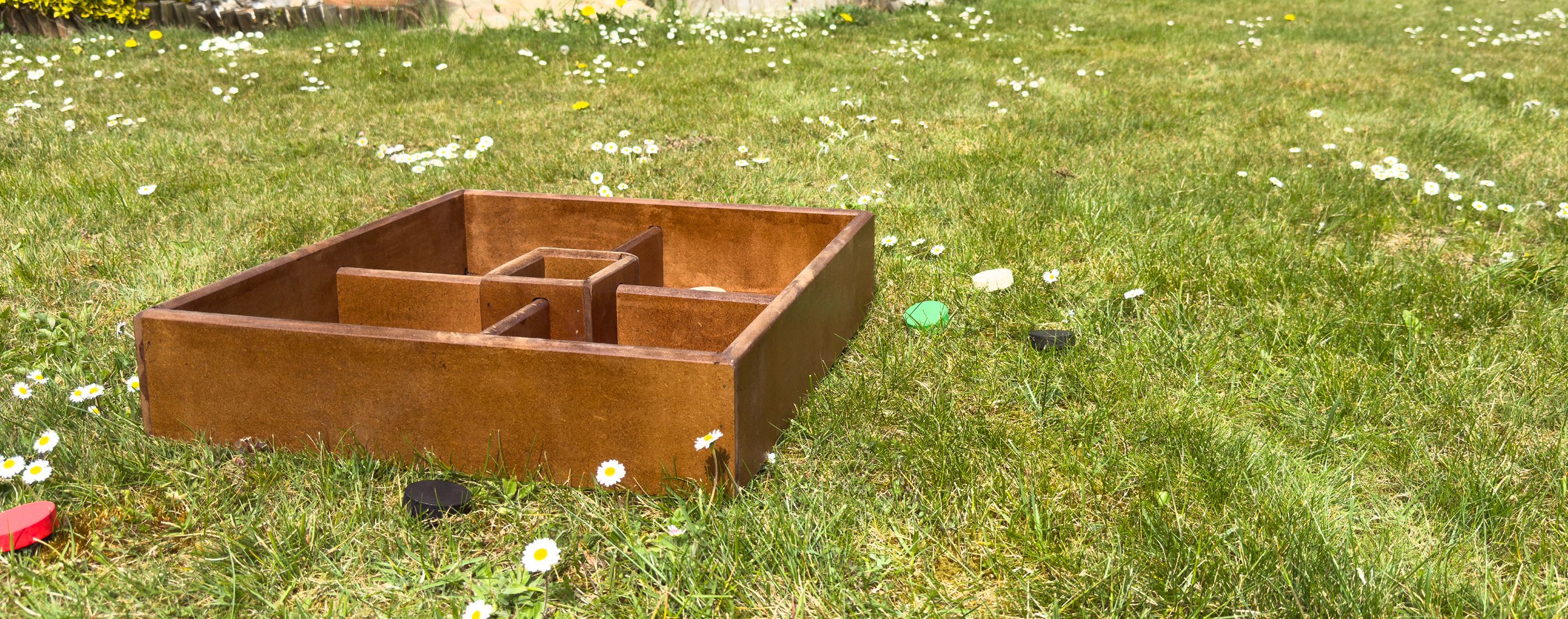Fabrication artisanal jeu exterieur en bois