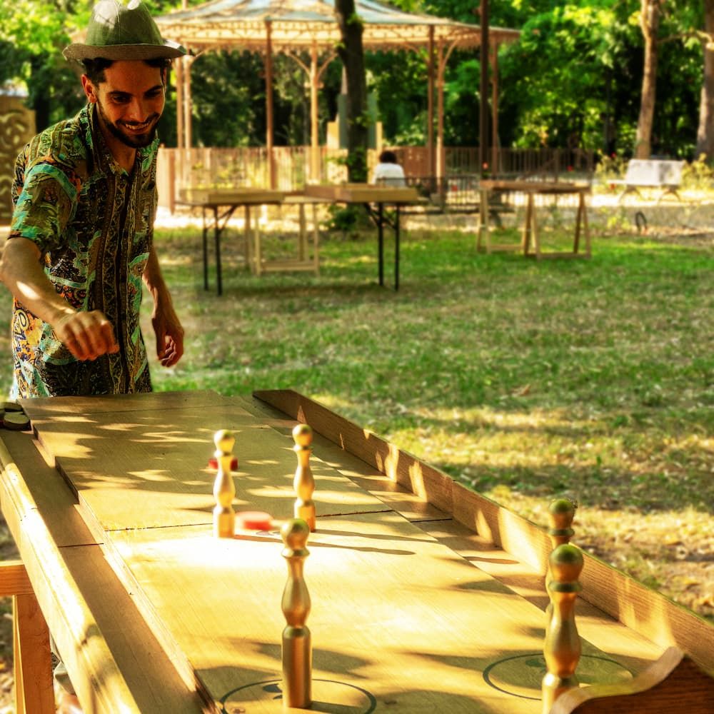 Jeu en bois traditionnel toque