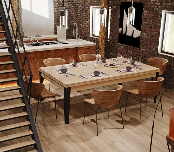 Table convertible billard factory