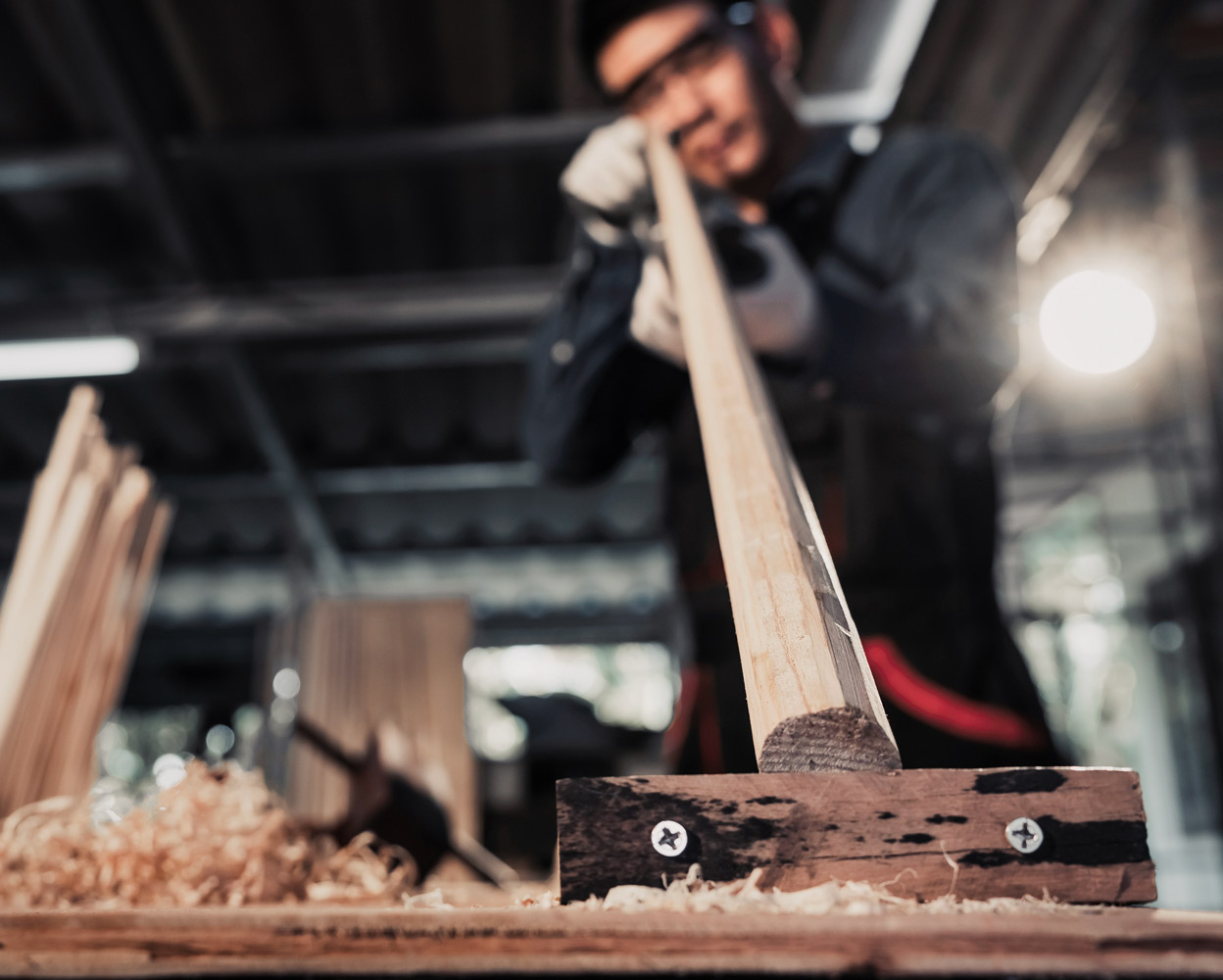 Fabrication queue de billard